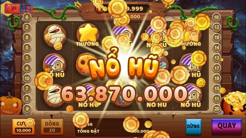 Giao diện rực rỡ và sinh động tại Nổ Hũ D79bet